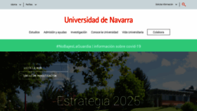 What Unav.es website looked like in 2021 (3 years ago)