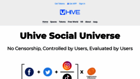 What Uhive.com website looked like in 2021 (3 years ago)