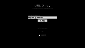 What Urlxray.com website looked like in 2021 (3 years ago)