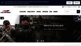 What Uspatriottactical.com website looked like in 2021 (3 years ago)