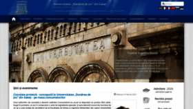 What Ugal.ro website looked like in 2021 (5 years ago)
