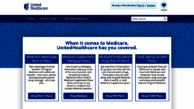 What Uhcmedicaresolutions.com website looked like in 2021 (3 years ago)
