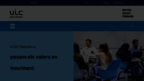 What Uic.es website looked like in 2021 (3 years ago)