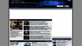 What Unexplained-mysteries.com website looked like in 2021 (3 years ago)