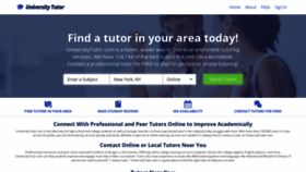 What Universitytutor.com website looked like in 2021 (3 years ago)