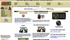 What Usscouts.org website looked like in 2021 (3 years ago)