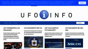 What Ufo-information.de website looked like in 2021 (3 years ago)