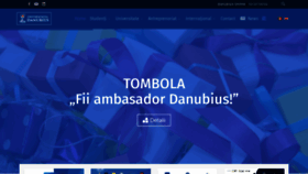 What Univ-danubius.ro website looked like in 2021 (3 years ago)