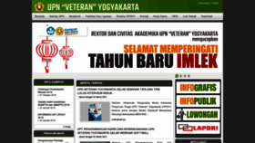 What Upnyk.ac.id website looked like in 2021 (3 years ago)