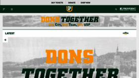 What Usfdons.com website looked like in 2021 (3 years ago)