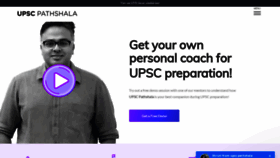 What Upscpathshala.com website looked like in 2021 (3 years ago)