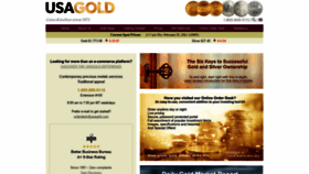 What Usagold.com website looked like in 2021 (3 years ago)