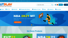 What Utplay.com website looked like in 2021 (4 years ago)