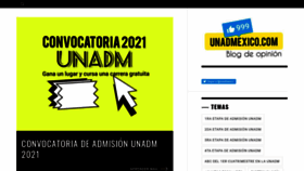 What Unadmexico.com website looked like in 2021 (3 years ago)