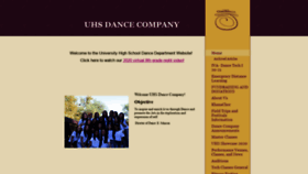 What Unidancecompany.org website looked like in 2021 (3 years ago)