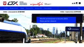 What Utk.gov.pl website looked like in 2021 (5 years ago)