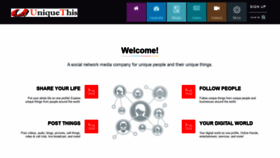 What Uniquethis.com website looked like in 2021 (3 years ago)