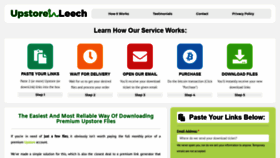 What Upstore-leech.net website looked like in 2021 (3 years ago)