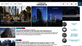 What Urbantoronto.ca website looked like in 2021 (3 years ago)