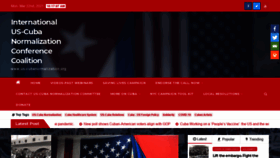What Us-cubanormalization.org website looked like in 2021 (3 years ago)