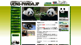What Ueno-panda.jp website looked like in 2021 (4 years ago)
