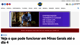 What Uai.com.br website looked like in 2021 (3 years ago)