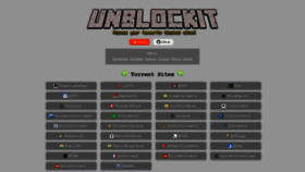What Unblockit.dev website looked like in 2021 (3 years ago)