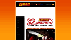 What Umaccargo.net website looked like in 2021 (3 years ago)