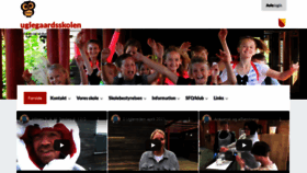 What Uglegaardsskolen.dk website looked like in 2021 (3 years ago)