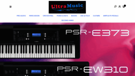 What Ultramusic.com.au website looked like in 2021 (3 years ago)