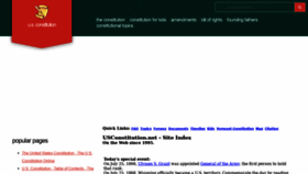 What Usconstitution.net website looked like in 2021 (3 years ago)