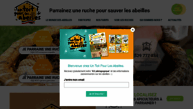 What Untoitpourlesabeilles.fr website looked like in 2021 (3 years ago)