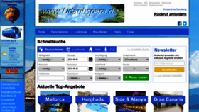 What Urlaubspara.de website looked like in 2021 (3 years ago)