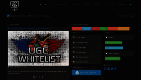What Ugcleague.com website looked like in 2021 (3 years ago)