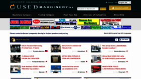What Usedmachinery.bz website looked like in 2021 (3 years ago)