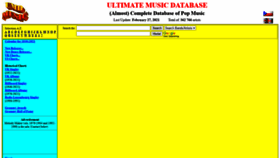 What Umdmusic.com website looked like in 2021 (3 years ago)