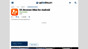 What Uc-browser-mini-for-android.en.uptodown.com website looked like in 2021 (3 years ago)