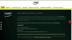 What Unadmexico.mx website looked like in 2021 (2 years ago)