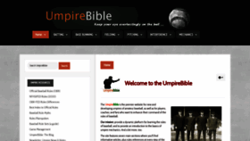 What Umpirebible.com website looked like in 2021 (2 years ago)