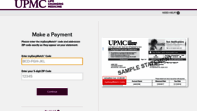 What Upmc.mysecurebill.com website looked like in 2021 (3 years ago)