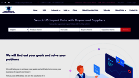 What Usaimportdata.com website looked like in 2021 (3 years ago)
