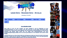 What Uruguayinfo.com website looked like in 2021 (2 years ago)