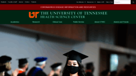 What Uthsc.edu website looked like in 2021 (3 years ago)