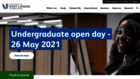What Uwl.ac.uk website looked like in 2021 (4 years ago)