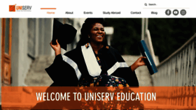 What Uniserveducation.com website looked like in 2021 (2 years ago)