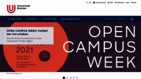 What Uni-bremen.de website looked like in 2021 (5 years ago)