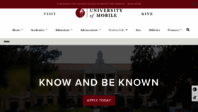What Umobile.edu website looked like in 2021 (2 years ago)