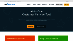 What Useresponse.com website looked like in 2021 (4 years ago)