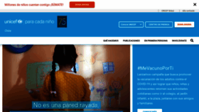 What Unicef.cl website looked like in 2021 (2 years ago)