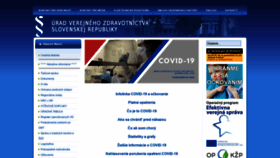 What Uvzsr.sk website looked like in 2021 (2 years ago)